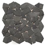 Bricosol - Mosaikfliesen - 1 Pack: 1 m² - Marmor - Grau - moli - Grau