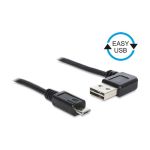 EASY-USB 2.0 Kabel, USB-A Stecker 90° > Micro-USB Stecker