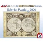 Puzzle Historische Weltkarte