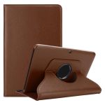 Cadorabo Tablet Hülle für Samsung Galaxy Tab 4 (10,1" Zoll) SM-T530 / T535 in PILZ BRAUN Book Style Schutzhülle OHNE Auto Wake Up mit Standfunktion und Gummiband Verschluss