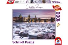 Schmidt Spiele 1000 Teile Puzzle 59695 Prag Schwäne