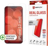 Displex »DISPLEX Panzerglas (10H) für Apple iPhone 13 mini, Eco-Montagerahmen, Tempered Glas, kratzer-resistente Schutzfolie, hüllenfreundlich«, Displayschutzfolie