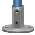 Rohrverbinder | Fussplatte Oval  - Typ 12D - 42,4 mm | Temperguss | KLEMP