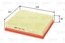 VALEO Luftfilter 585238 Motorluftfilter,Filter für Luft MERCEDES-BENZ,SLK (R170)