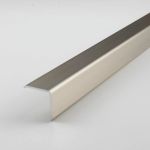 Proviston - Eckschutzwinkel | Aluminium | Edelstahloptik | Breite 20 mm | Höhe 20 mm | Länge 1000 mm | Selbstklebend | Eckschutzprofil |