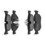 F.BECKER_LINE Bremsbeläge Hinten (10410918) für BMW 3 X1 1 |