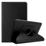 Cadorabo Tablet Hülle für Huawei MediaPad T5 10 (10,1" Zoll) in HOLUNDER SCHWARZ Book Style Schutzhülle OHNE Auto Wake Up mit Standfunktion und Gummiband Verschluss