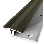 Proviston - Ausgleichsprofil flexibel | Parkettprofil | Breite: 37 mm | Höhenausgleich: 7 - 17 mm | Länge: 900 mm | Aluminiumprofil | Bronze | 1