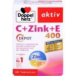 DOPPELHERZ C+Zink+E Depot Tabletten 40 St.