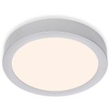 LED Deckenleuchte, Ø 22,5 cm, 16,5 W, Chrom-Matt