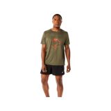Asics fujitrail Logo ss Kurzarm-T-Shirt Top, Größe XS