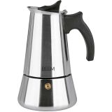Beem - 6 Tassen Espressokocher - Schwarz/Silber (07650)