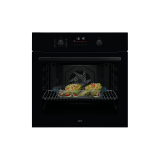 AEG 5000 SurroundCook® / Einbaubackofen / Pyrolytische Selbstreinigung / Schwarz TU5PB40WSK