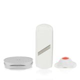 Börner Crispymaker Set mit Scheibenschneider und Fruchthalter - Weiß