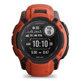 Garmin Instinct 2X Solar Red mit Silikonarmband Ref. 010-02805-01 - Outdoor GPS Smartwatch