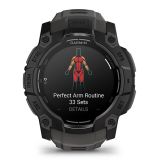 Garmin Instinct 3 AMOLED Schwarz mit Silikonarmband Ref. 010-03020-00 - Outdoor GPS Smartwatch