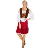 Frauenkostüm Mittelalter Magd - XXL