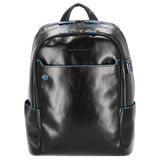 Piquadro Blue Square Kleiner Laptoprucksack 14  mit iPad®-Fach Schwarz