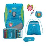 Scout Alpha Schulranzen-Set 4-teilig DIN Water Lily