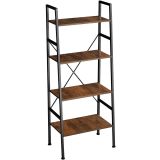 Leiterregal Newcastle 57,5 x 35,5 x 139cm - Industrial Holz dunkel, rustikal