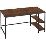 Computer-Schreibtisch Canton 120x60x75,5cm - Industrial Holz dunkel, rustikal