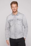 CAMP DAVID Hemd aus Denim Regular Fit - light grey bleached | S