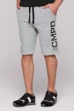 CAMP DAVID Sportshorts im tonalen Strukturmix mit Print - dark greymelange | S