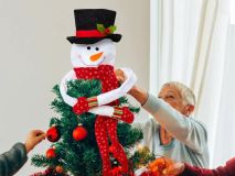 Weihnachtsbaumdekoration Schneemann - Spralla