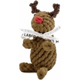 LABONI Rudi Rentier KULT-SPIELZEUG FÜR HUNDE - braun - 15 x 8 x 8 cm