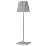 Sompex TROLL 2.0 Outdoor-Tischleuchte - grau - Ø 11 cm - 38x10x10 cm