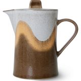 HK living 70's Ceramics Teekanne - oasis - 1000 ml - Ø 11 cm - 11x17,5x18,5 cm