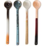 HK living 70s Ceramics Löffel L - 4er-Set - breeze - 4er-Set à 16,5x3x1 cm