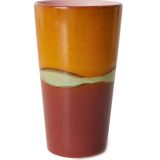 HK living 70s Ceramics Milchbecher - clay - 280 ml - Ø 7,5 cm - 7,5x7,5x13 cm