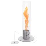 höfats SPIN 900 Tischfeuer - grau - 19x19x40,5 cm