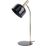 Leitmotiv Smart enamel Tischlampe - black - Höhe 56 cm - 23x19,5 cm