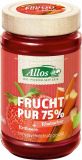 Allos Frucht Pur Erdbeere-Rhabarber, 250 gr Glas -