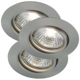 Nordlux Triton excl. Leuchtmittel Einbauleuchte Geb. Stahl