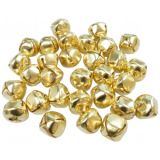 Infinity Hearts Glöckchen / Rasselglocke 30mm Gold - 30 Stk
