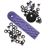 Prym Schnürsenkel Schwarz Oxid 4mm - 50 Stück