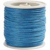 Garn für Lucet oder Strickgabel gewachst Türkis 1mm 40m