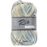 Lammy Rio Garn Print 625 Beige/Grün/Blau 50 Gramm