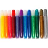 Glitzerkleber, 12x10ml/ 1 Pck