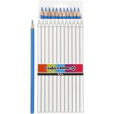 Colortime Buntstifte, L 17 cm, Mine 3 mm, Hellblau, 12Stk/ 1 Pck