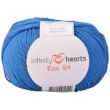 Infinity Hearts Rose 8/4 Garn Unicolor 98 Blau