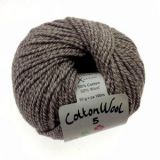 Gepard Garn CottonWool 5 Garn Unicolor 148 Eichelbraun