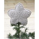 Top That! by DROPS Design - Häkelmuster mit Kit Weihnachtsstern 20x20c - 20 x 20 cm