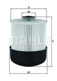 MAHLE ORIGINAL Kraftstofffilter KX 338/26D Leitungsfilter,Spritfilter MERCEDES-BENZ,RENAULT,NISSAN,CITAN Kasten (415),Citan Kombi / Tourer (415)