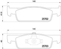 BREMBO Bremsbelagsatz P 68 059 Bremsbeläge,Bremsklötze RENAULT,DACIA,SMART,Clio IV Schrägheck (BH_),Twingo III Schrägheck (BCM_)