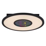 LED-Deckenleuchte Sarena mit RGBW-Projektion & Sternenhimmel-Effekt