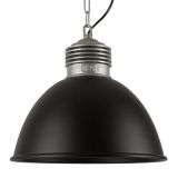Loft Industrie-Hängelampe Schwarz